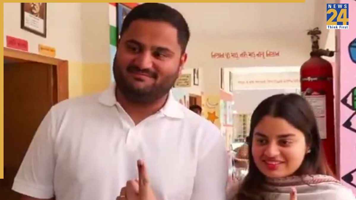 जीत अदाणी और दिवा शाह ने अहमदाबाद में डाला वोट, मतदान जारी
