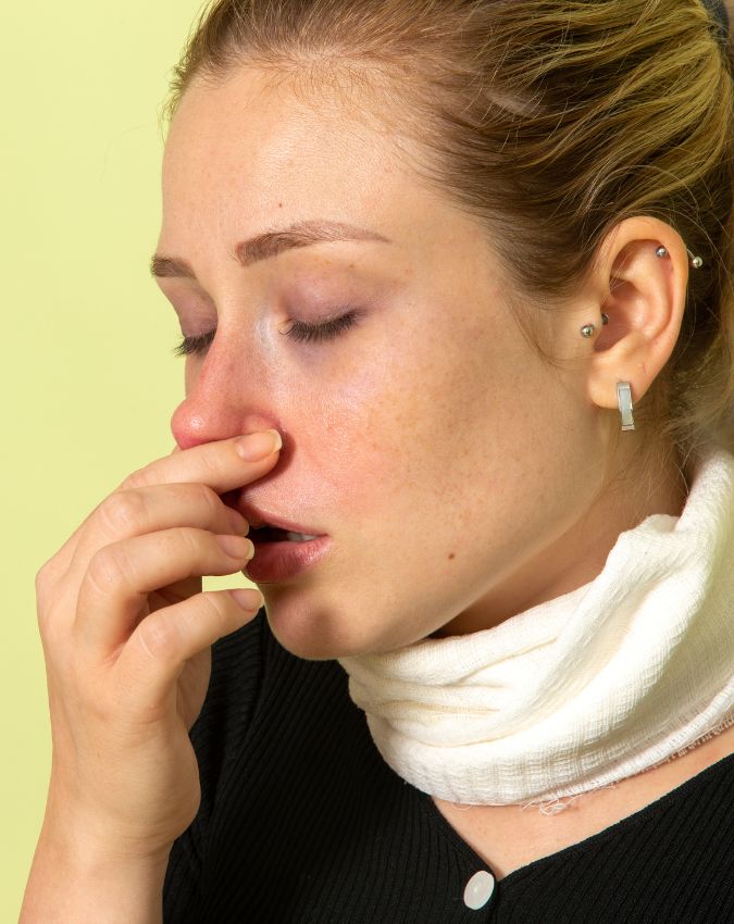 pimple in nose symptoms causes-1-2-3-4