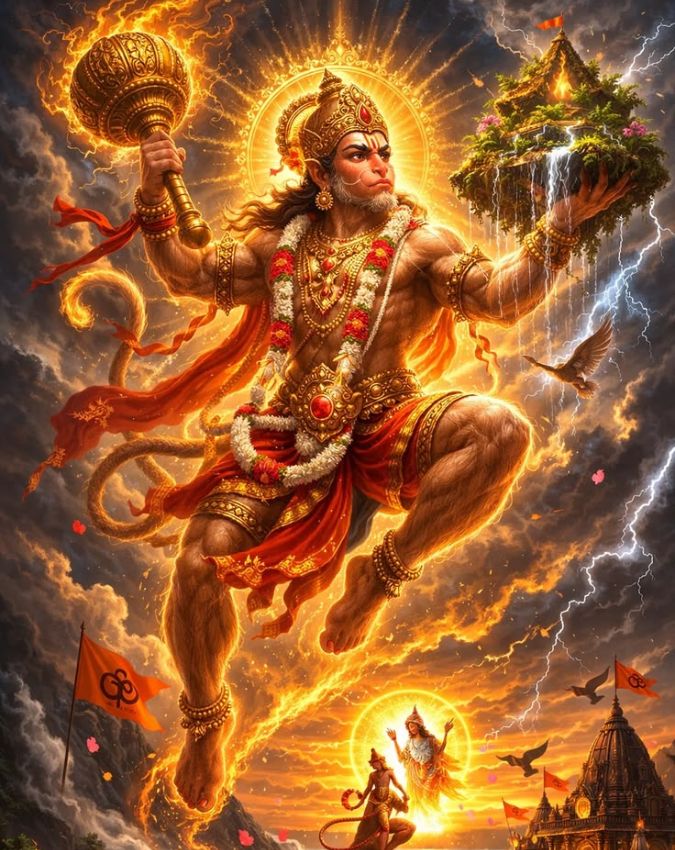 Sunny Deol as Hanuman in Ramayana-1-2-3