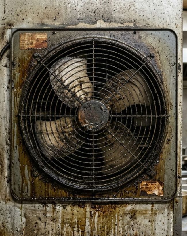 Greasy exhaust fan cleaning hacks-1-2-3-4-5-6-7