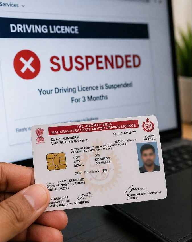 लाइसेंस भी हो सकता है सस्पेंड