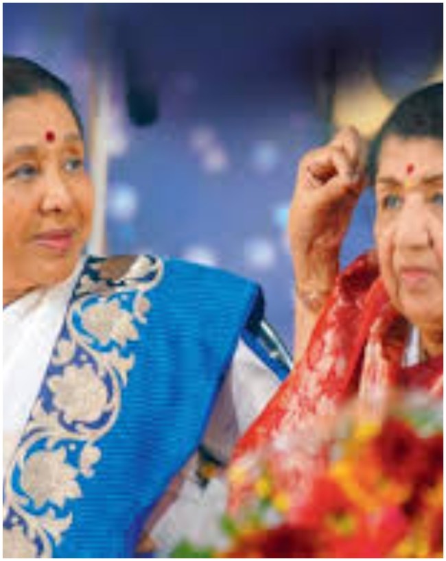 Asha Bhosle, Lata Mangeshkar-1-2-3-4