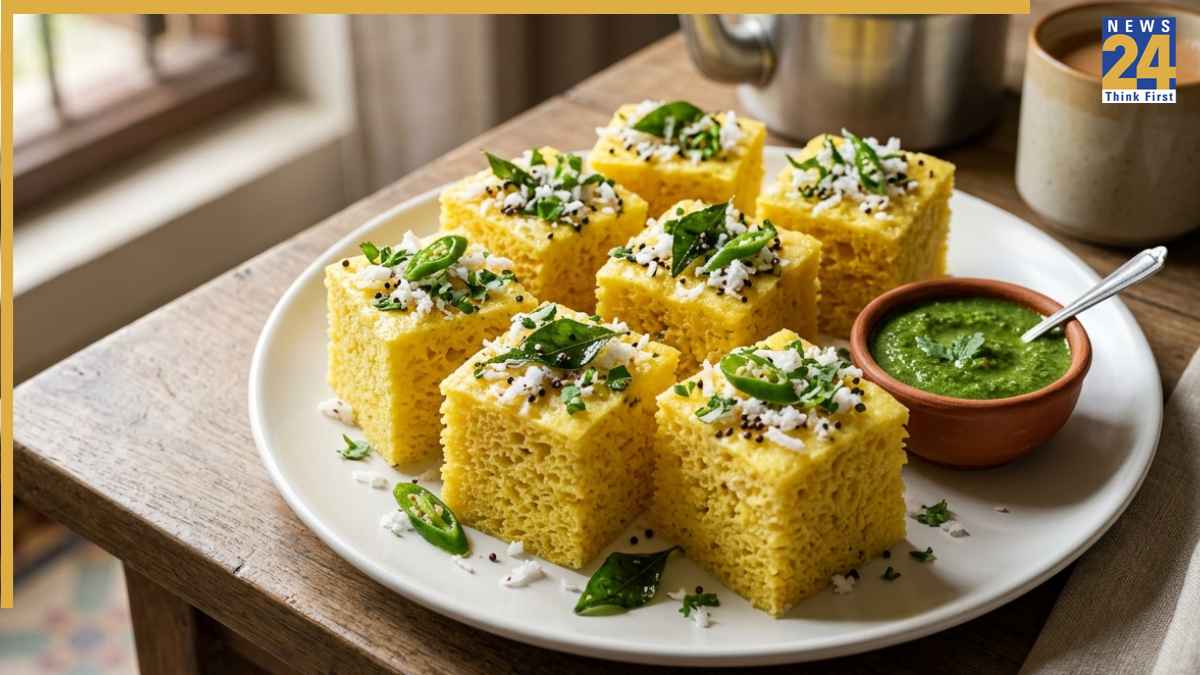 नाश्ते में बनाएं गुजरात का फेमस खमन ढोकला, इस रेसिपी से मिलेगा बाजार जैसा मुलायम स्वाद