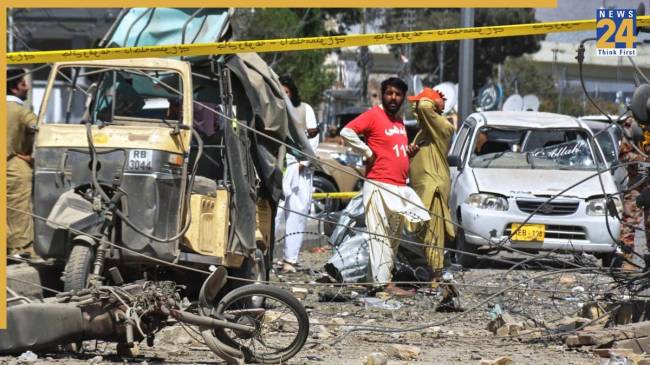 Car Blast in Pakistan