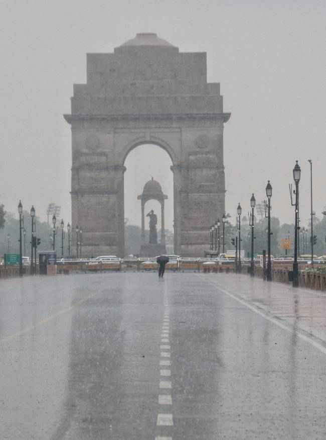 दिल्ली में इस हफ्ते बारिश का अलर्ट