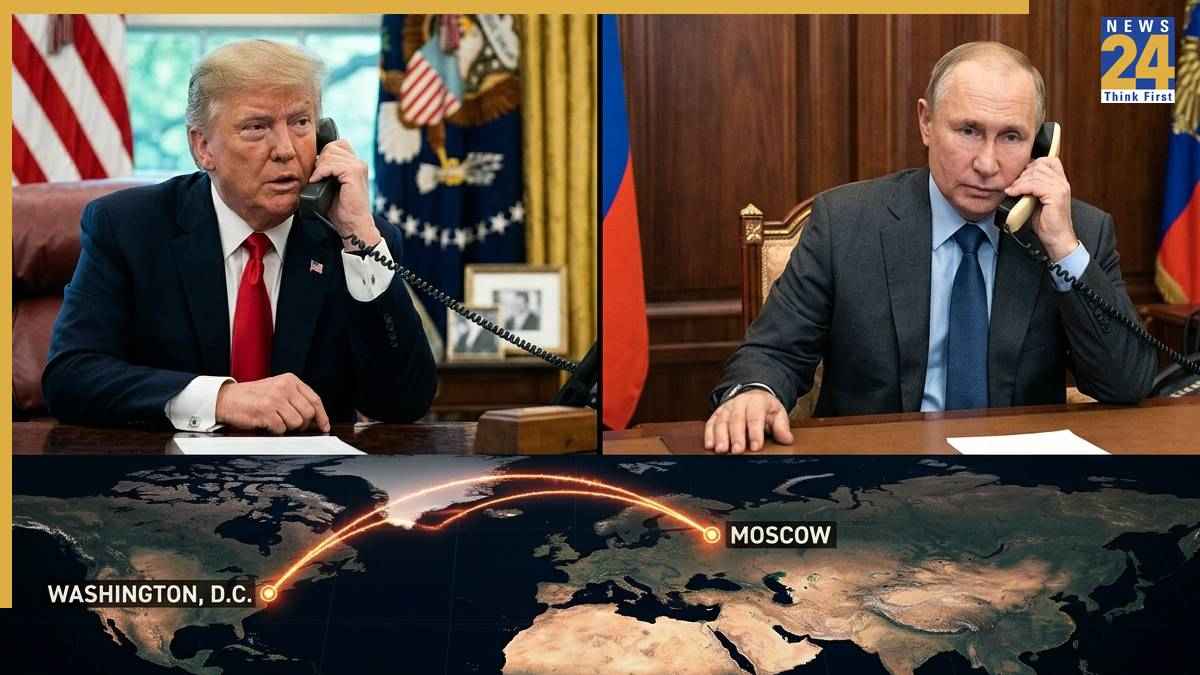 ट्रंप-पुतिन के बीच 90 मिनट बातचीत, रूसी राष्ट्रपति ने US प्रेसिडेंट को दिए सुझाव, जानें किन मुद्दों पर हुई चर्चा?