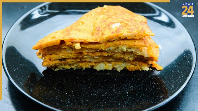 Garlic Besan Chilla Recipe Garlic Besan Chilla Recipe