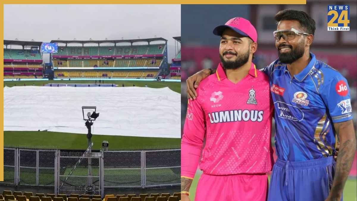 Hardik Pandya Riyan Parag Rain