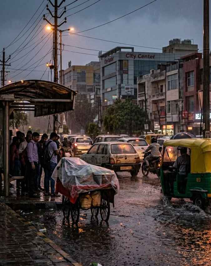 बंगाल में झमाझम बारिश