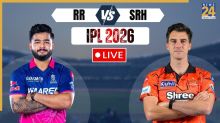 RR vs SRH IPL 2026 Live Score