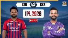 LSG vs KKR IPL 2026 LIVE Score