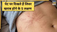 Liver damage signs on stomach