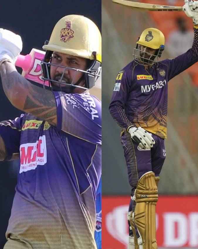 9. कोलकाता नाइट राइडर्स (KKR) - सुनील नरेन और वेंकटेश अय्यर 