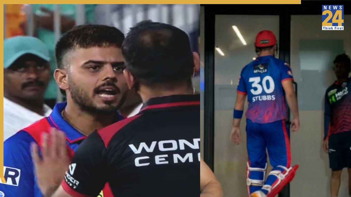 Nitish Rana Argue With Umpire