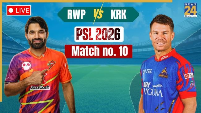 RWP vs KK PSL 2026 Live Score