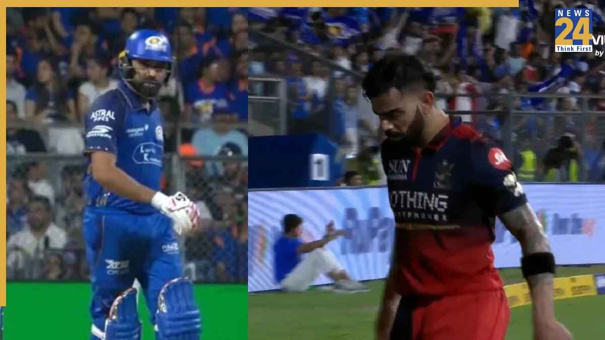 MI vs RCB: लाइव मैच में रोहित शर्मा और विराट कोहली को हुई इंजरी, रो-को फैंस को लगा बड़ा झटका
