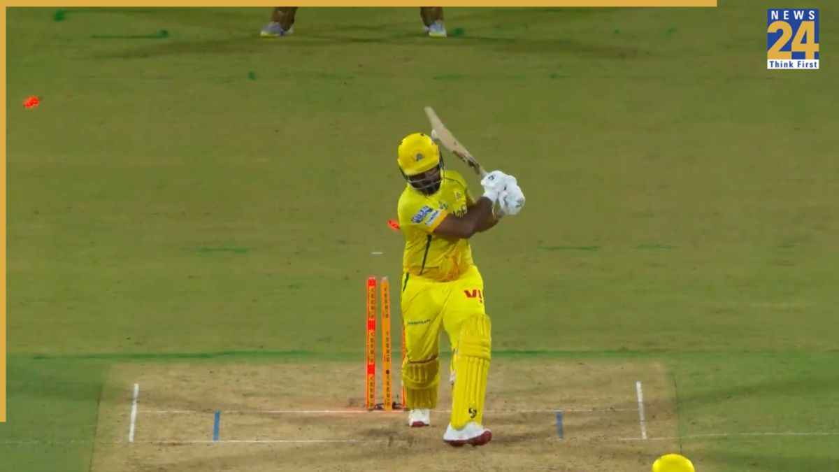CSK vs KKR: कार्तिक त्यागी के जाल में फंसे संजू सैमसन, Video में देखें कैसे हवा उड़ी गिल्लियां