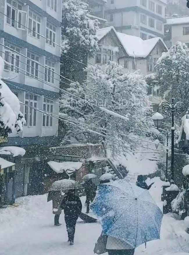 बारिश और बर्फबारी की चेतावनी