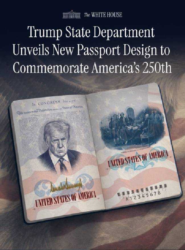 Donald Trump Photo Passport-1-2-3