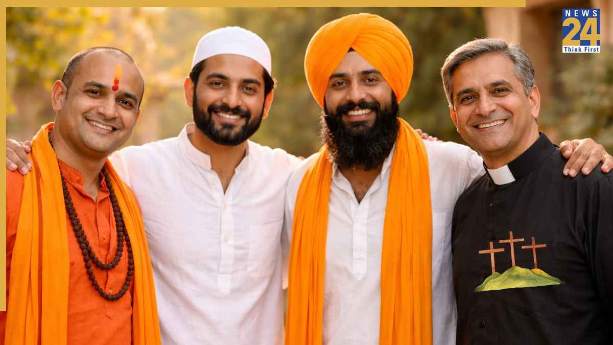 charity concept in sikh and christian