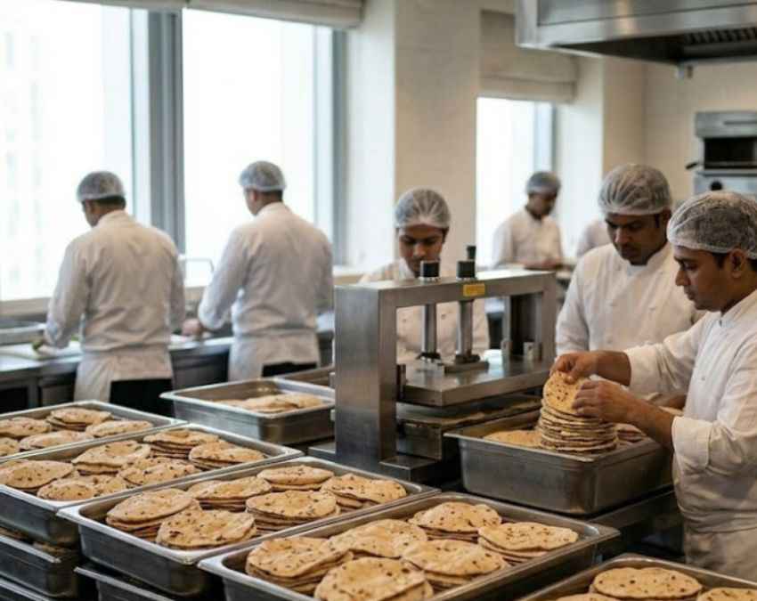 600 स्टाफ मेंबर्स के लिए खाना होता है तैयार 