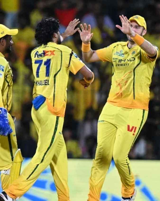 CSK ने की शानदार वापसी