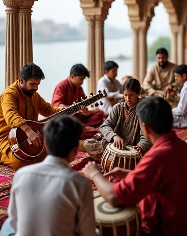 Varanasi City of Music, Banaras Classical Music, Hindustani Music Heritage, Ganga Ghat Music, Banaras Music Schools, unesco creative city of music-1-2-3-4
