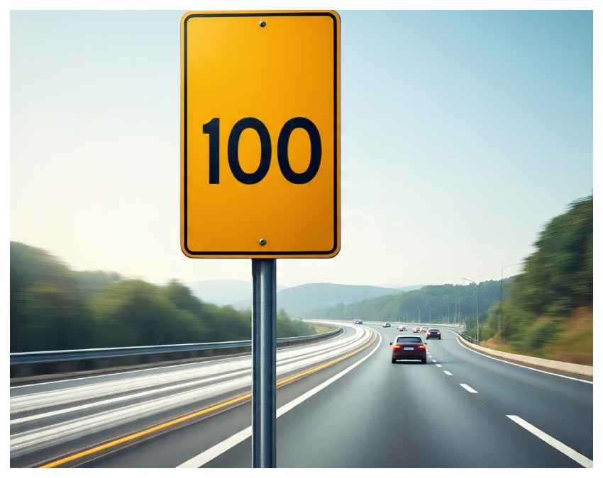 रफ़्तार और सुरक्षा का संगम: 100 km/h की स्पीड लिमिट