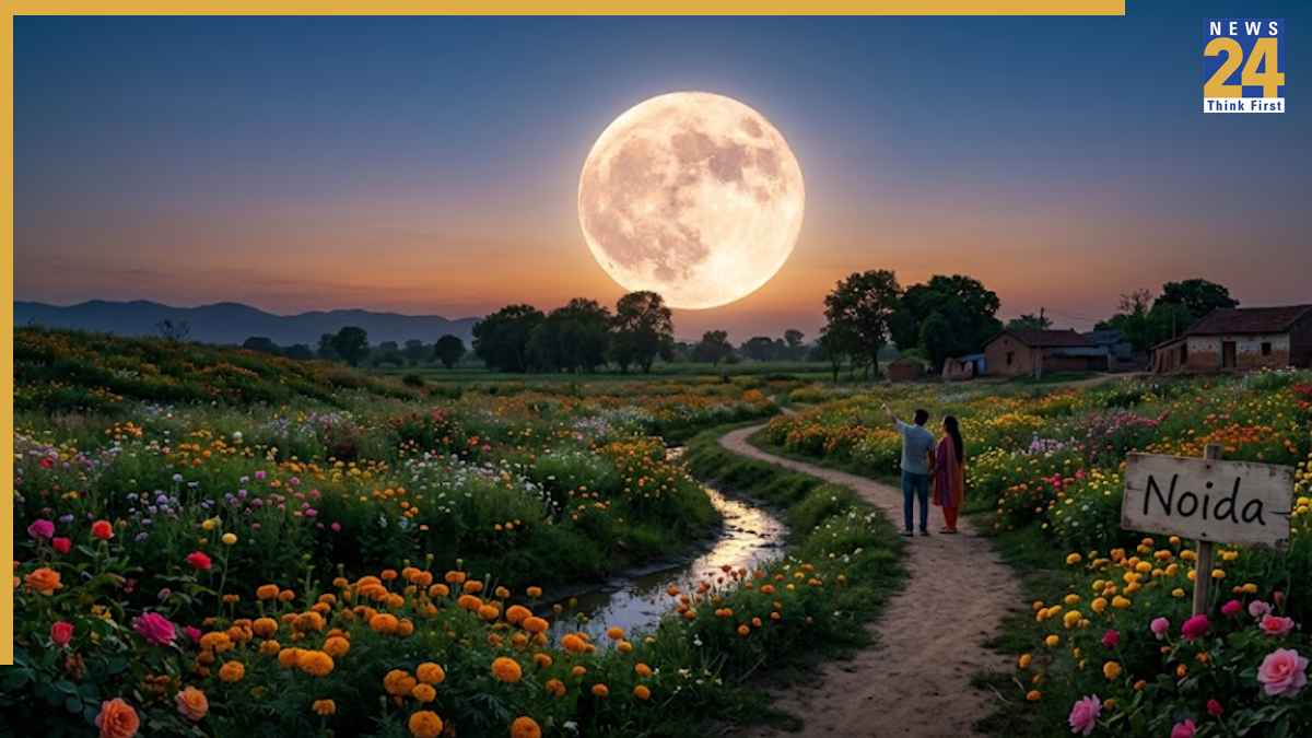 flower moon ai image Flower Moon 2026, Full Moon Date, Flower Moon Significance, May Full Moon, Astronomical Event