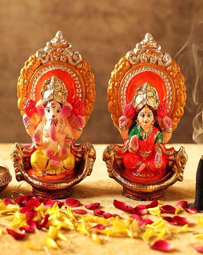गणेश लक्ष्मी जी की मूर्ति 
