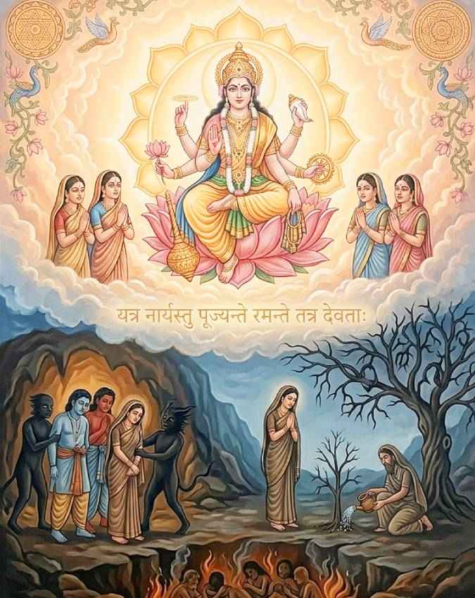 स्त्री का अनादर और शोषण