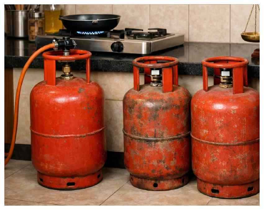 गैस सिलेंडर का भाव चढ़ा या गिरा? 