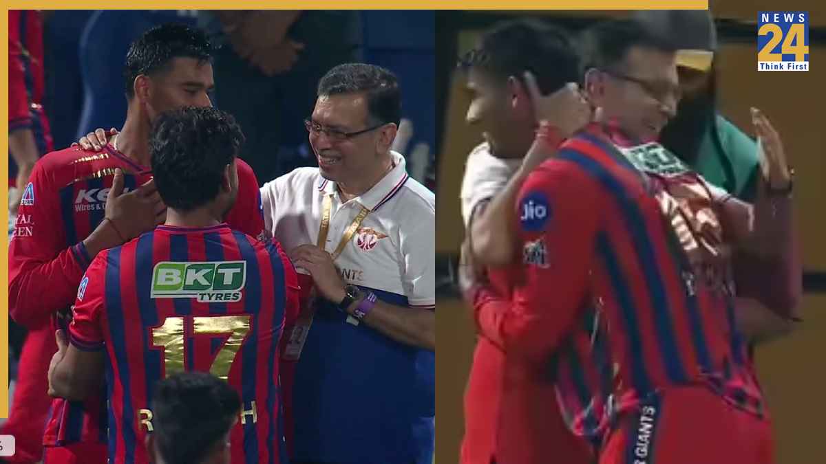 IPL 2026: पहले दी शाबाशी फिर गले लगाकर किया मुकुल चौधरी का स्वागत, संजीव गोयनका का इमोशनल वीडियो वायरल