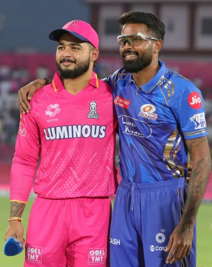 Hardik Pandya Riyan Parag Rain -1-2-3-4