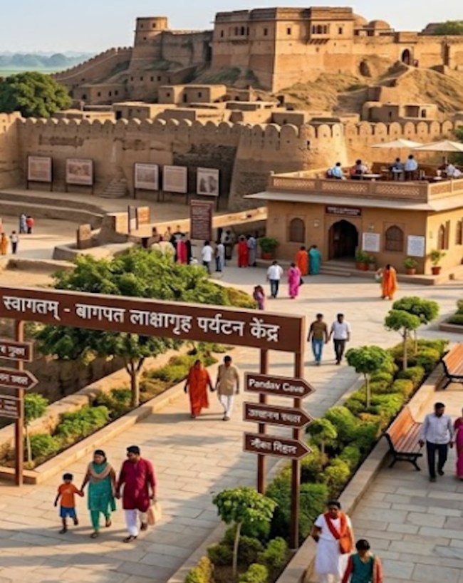 baghpat lakshagriha mahabharata pandavas cave uttar pradesh tourism-1-2-3-4