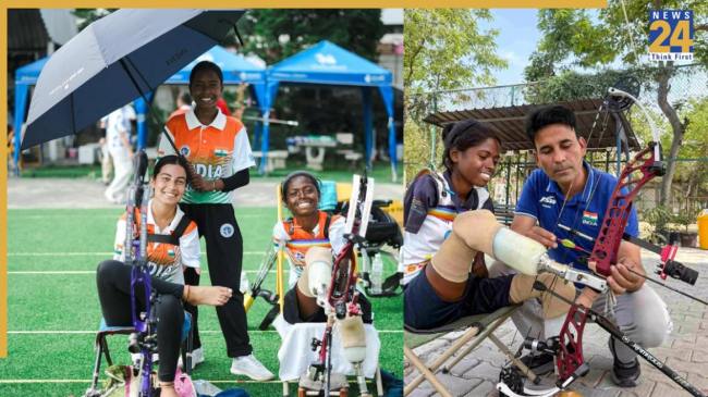 payal nag and sheetal devi coach kuldeep kumar vedwan