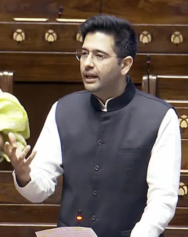 Raghav Chadha, Rajya Sabha, Mobile Recharge Rip off, 10 Minute Delivery, Airport Samosa-1-2-3