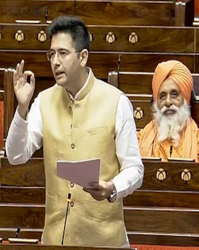 Raghav Chadha, Rajya Sabha, Mobile Recharge Rip off, 10 Minute Delivery, Airport Samosa-1-2