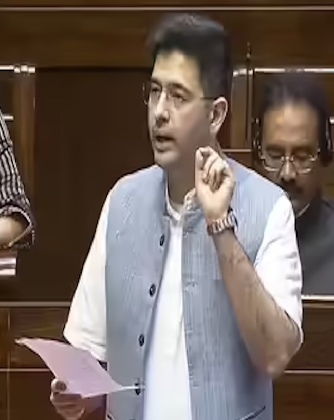 Raghav Chadha, Rajya Sabha, Mobile Recharge Rip off, 10 Minute Delivery, Airport Samosa-1-2-3-4