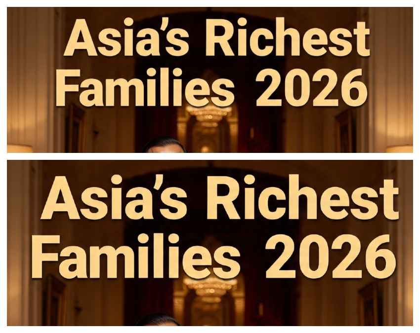 एशिया के 10 सबसे अमीर परिवार (2026): अंबानी परिवार फिर नंबर-1