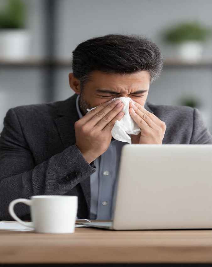 सुरक्षात्मक रिफ्लेक्स में रुकावट