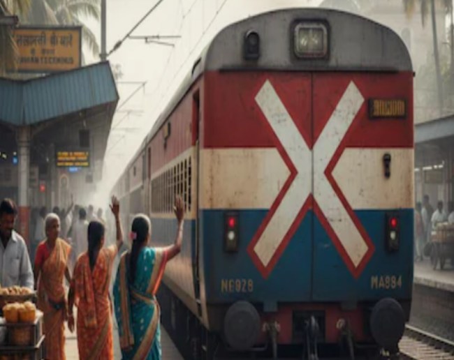 traino ke peeche x kyun, indian railway Train Cross Sign, indian railway Train, Vande Bharat or Metro, Cross Sign explained, important information railway-1-2-3-4