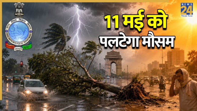 11 MAY WEATHER.jpg Kal ka Mausam 11 may 2026, kal kaisa rhega mausam, IMD weather warnings, heat wave alert, IMD Weather Alert, may Weather Alert, IMD weather forecast, weather today, up bihar rain alert, delhi ncr weather today, punjab haryana weather, imd weather forecast, rajasthan weather, weather alert India, IMD thunderstorm warning, heavy rain forecast,-1
