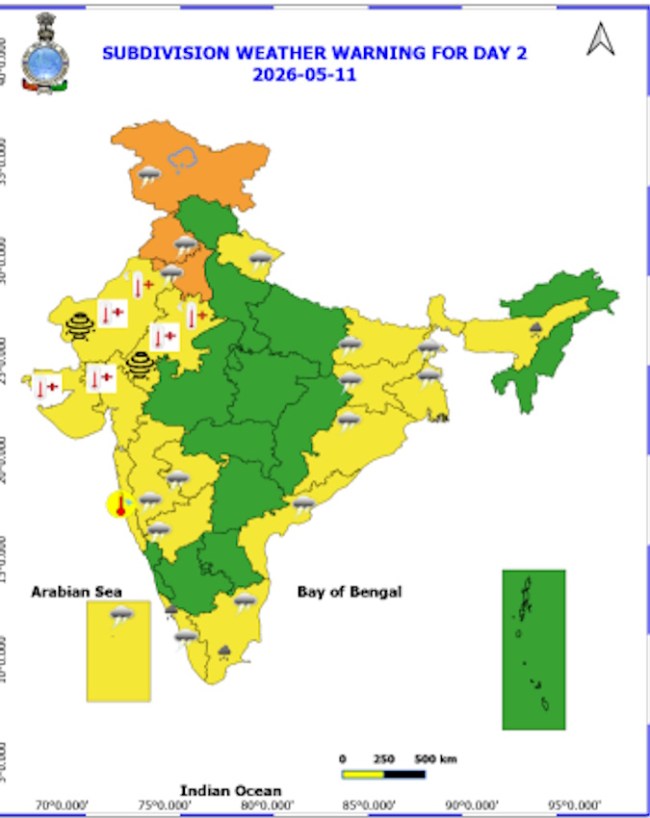 Kal ka Mausam 11 may 2026, kal kaisa rhega mausam, IMD weather warnings, heat wave alert, IMD Weather Alert, may Weather Alert, IMD weather forecast, weather today, up bihar rain alert, delhi ncr weather today, punjab haryana weather, imd weather forecast, rajasthan weather, weather alert India, IMD thunderstorm warning, heavy rain forecast,-1-2-3
