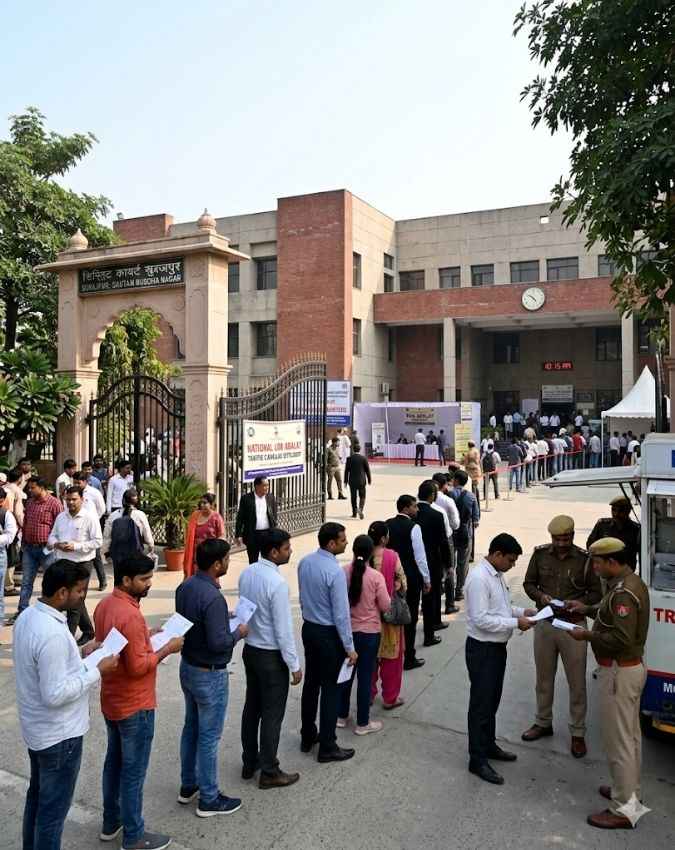 कहां और कितने बजे लगेगी लोक अदालत?