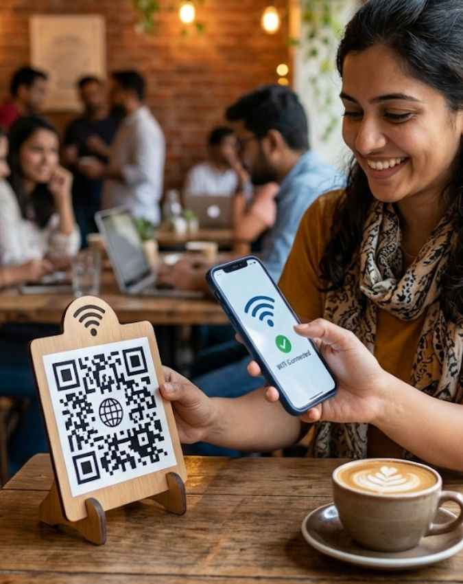 QR कोड स्कैन करते ही मिलेगा इंटरनेट