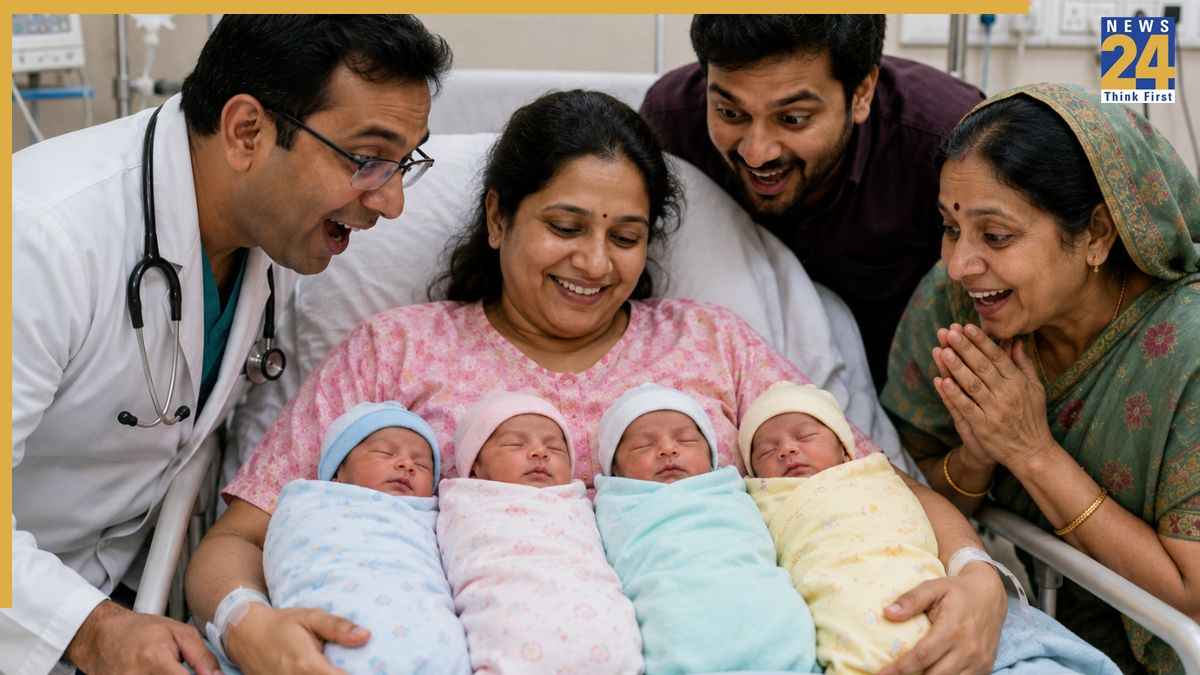 कुदरत का चमत्कार या मेडिकल मिस्ट्री? महिला ने 5 दिन में 4 बच्चों को दिया जन्म डॉक्टर भी हैरान!