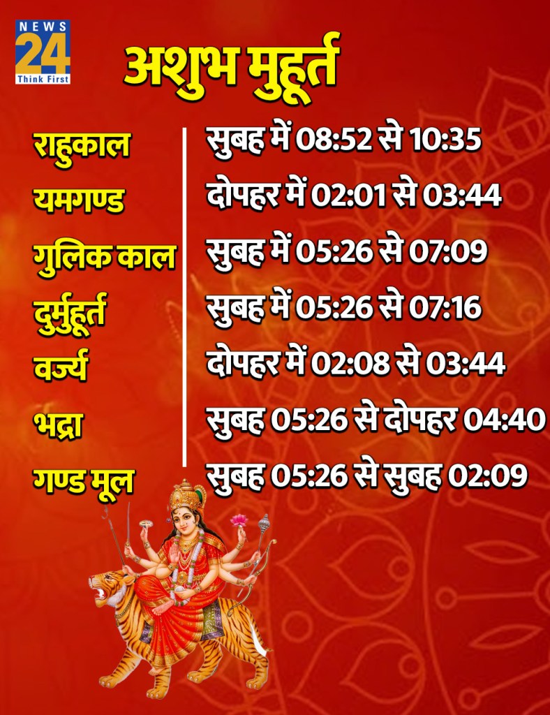 23 May 2026 Ka Ashubh Muhurat