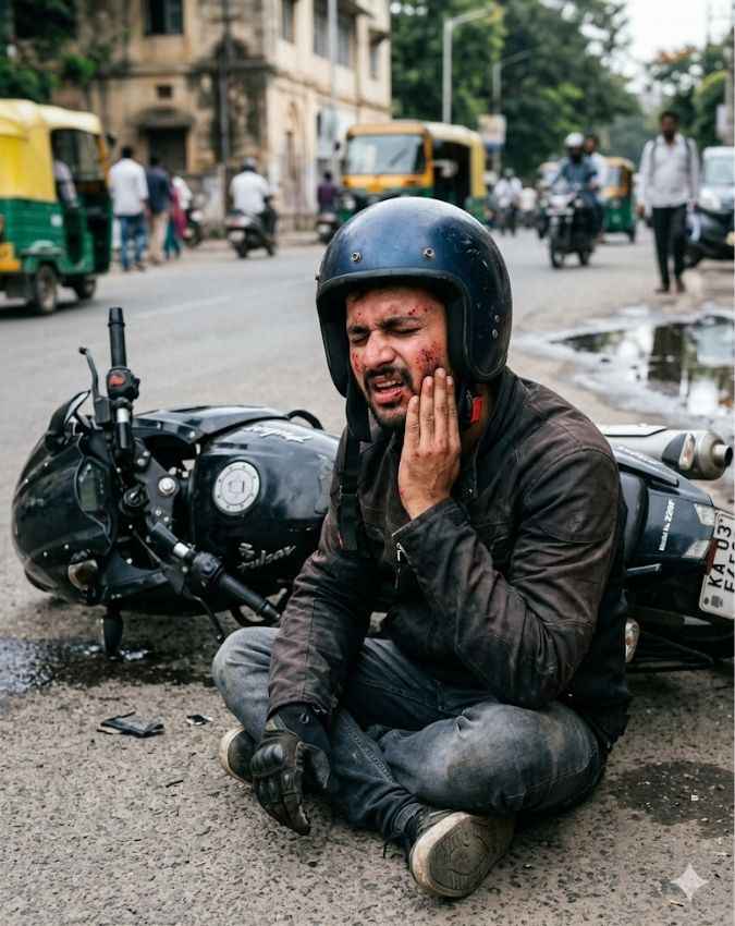 हाफ हेलमेट की सबसे बड़ी कमी