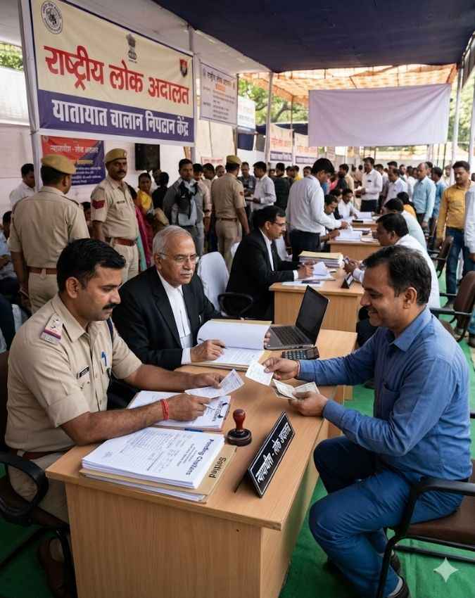 चालान सेटल करने की पूरी प्रक्रिया